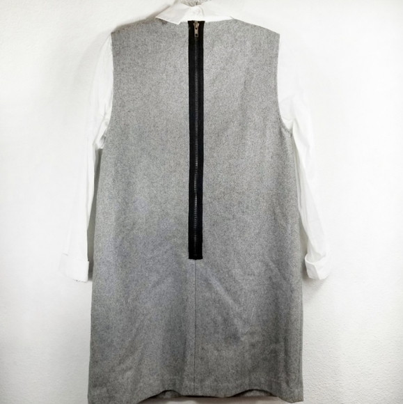 Sister Jane Mini Wool Shirt & Pinafore Shift Dress - Picture 3 of 7